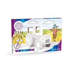 Colour me Tractor -  din carton TEKTORADO