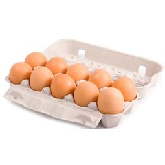 Oua de gaina pentru pici brune S 10 buc GUSTOVO