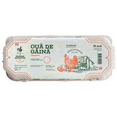Oua de gaina M 10 buc PASARE ARGINTIE