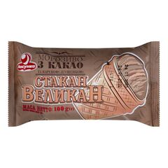 Inghetata Stacan Velican ciocolata 100g ЛАСУНКА