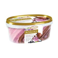 Inghetata ADAGIO coacaza neagra/cioc. 550g SANDRA