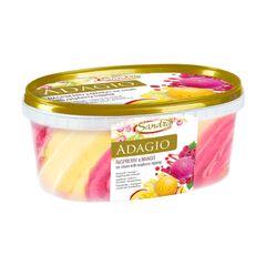 Inghetata ADAGIO zmeura/mango 550g SANDRA
