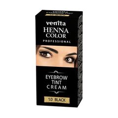 Vopsea-crema Henna Color p/u sprancene Negru VENITA