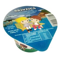 Brinzica p/copii proaspata de vaci 10% 100g