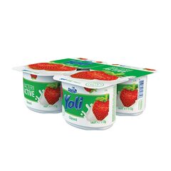 Iaurt cu căpșuni 1.5%, 115g YOLI