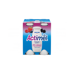 Iaurt de baut fructe d/padure 4*100g LAP ACTIMEL