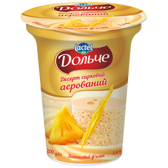 Desert aerat cu ananas, 3.4%, 200 g DOLCE