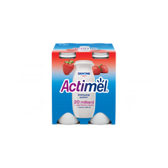 Iaurt de baut capsuni 4*100g DANONE Actimel