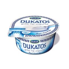 Iaurt grecesc natur 9.7%,150g DUKATOS