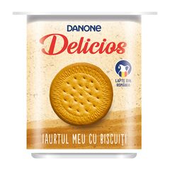 Iaurt biscuiti 125g DANONE DELICIOS