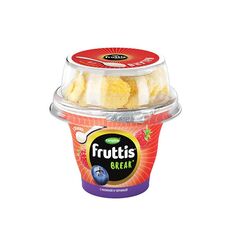 Iaurt cu cereale de zmeură și afine 2,5%, 175g FRUTTIS