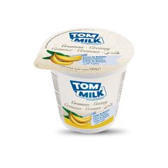Iaurt banane UHT 125g, 1,5% TOM MILK