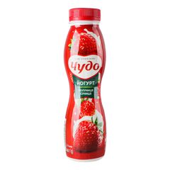 Iaurt de băut capșună/fragi  260ml ЧУДО