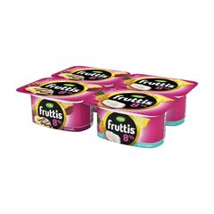 Iaurt de banane și pinacolada 8%, 115g FRUTTIS