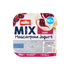 Iaurt Mix Mascarpone Cireșe 130g MULLER
