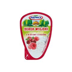 Brânză granulată cu zmeură și răchițele 150g PIATNICA