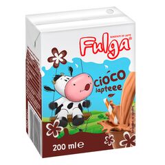 Lapte UHT cu cacao si gust de ciocolata 1.5% 200ml FULGA