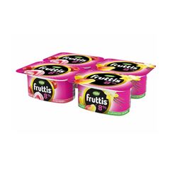 Iaurt de vișină, plombir, pere,banane 8%, 115g FRUTTIS
