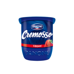 Iaurt capsuna 3.6% 125g CREMOSSO