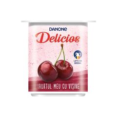 Iaurt cu vișine 125g DELICIOS