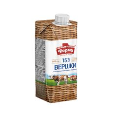 Smantana dulce 15% UHT t/p 500g ФЕРМА
