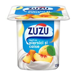 Iaurt piersici si caise 125g ZUZU