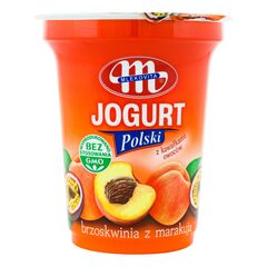 Iaurt piersic/fructul pasiunii 350g MLEKOVITA