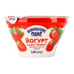 Iaurt capsuni 2.8% 140g ВОЛОШКОВЕ ПОЛЕ