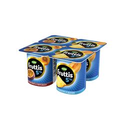 Iaurt Cu piersici/maracuia/ ananas/zamos 5%, 115g FRUTTIS