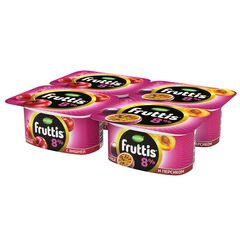 Iaurt Cu visine/persici/fructul pasiunii 8%, 115g FRUTTIS