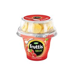 Iaurt căpșună și fragi cu cereale 2.5%, 175g FRUTTIS