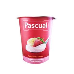 Iaurt cu Capsuni, arome de Banana 125g PASCUAL