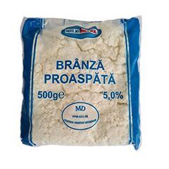 Branza de vaci 5%, PE 500g MILKMARK