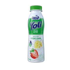 Iaurt de băut capșună-banană 290g YOLI