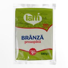 Branza de Vaci 9% Amb.180g LATTI