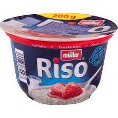 Desert orez cu lapte si capsuni Riso 200g MULLER