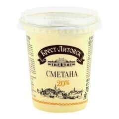 Smantana 20% 300g БРЕСТ-ЛИТОВСК
