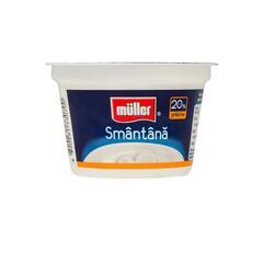 Smântână 20% pahar, 200g MULLER