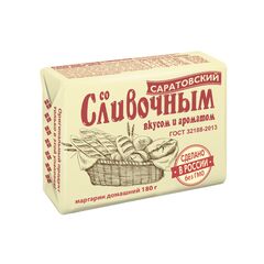 Margarina de casa 60% 180g САРАТОВСКИЙ