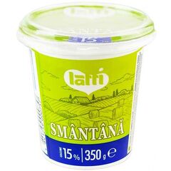 Smântână 15% păhar 350gr LATTI