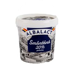 Smantana 20%, galeata 900g ALBALACT