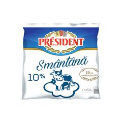 Smantana 10%, PE 450g PRESIDENT