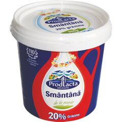 Smântână 900 g Galeata  20% PRODLACTA