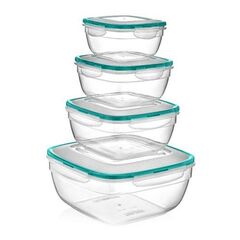 Set containere, 4 piese, 7.3L, 1.7L