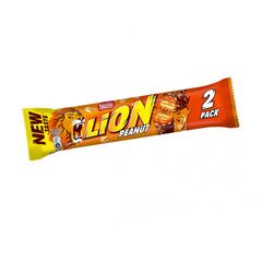 Batonas in ciocolata Duo cu arahide 62g LION