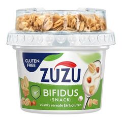 Iaurt natural cu mix de cereale fara gluten 168g ZUZU BIFIDUS