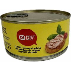 CLASIC. Conserva mixta din prod. vegetale si carne 300g O! PRET MIC MIC