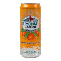 Bautura carbogaz. Mandarina doz 0.33l BORJOMI LIMONATI