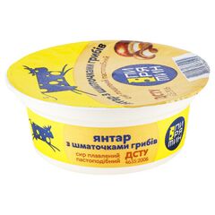 Branza topita Yantari cu ciuperci 45% 90g PIRYATIN