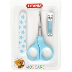 Set manichiura bebelusi foarfece masina de tuns unghii pila de unghii TITANIA